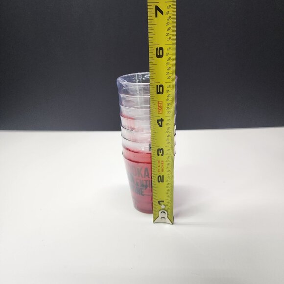 Shot Glasses Vodka Be My Valentine Plastic Set of 8 - NEW - Picture 5 of 5